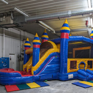 Combo Bounce & Slide House Blue & Yellow Main for Kids