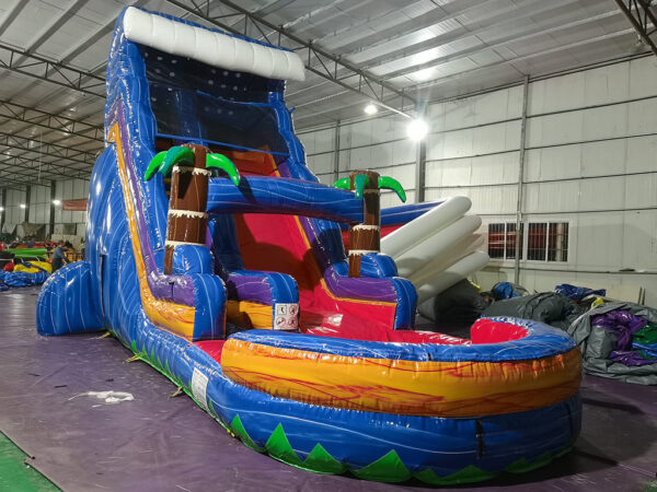 Water Slide for Kids Blue & Yellow