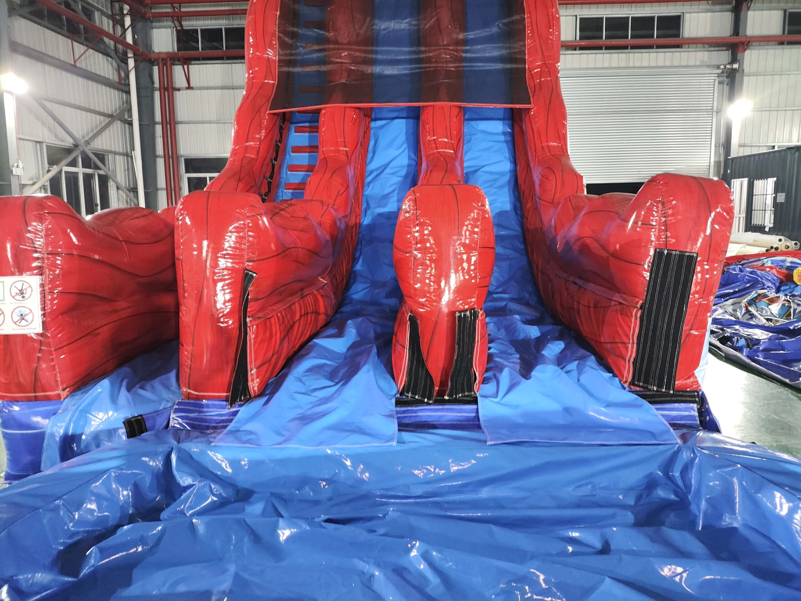 27FT DUAL-LANE WATER SLIDE & SLIP-N-SLIDE WITH POOL $800/day - Image 5